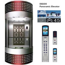 Deeoo Visualização Completa Sightseeing Glass Lift Elevator